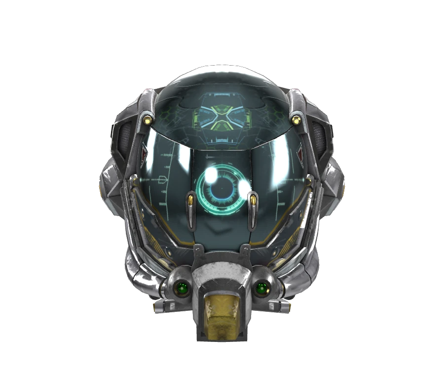 Damaged Helmet