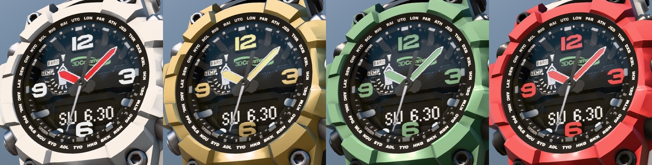 Watch face variants